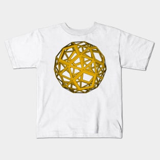 gmtrx lawal skeletal snub dodecahedron Kids T-Shirt